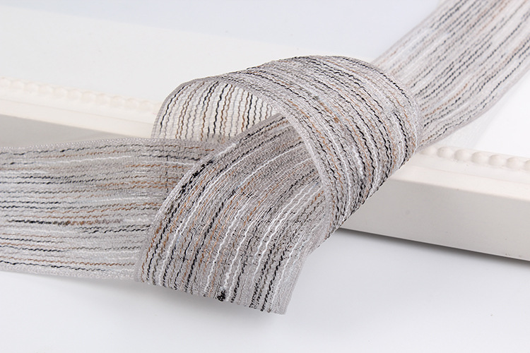 Dingxin ribbons, color-blocking jumpers, striped snow gauze ribbons, handcrafted hair accessories, clothing, top hats, woven ribbons, gift packaging ribbons pic 10