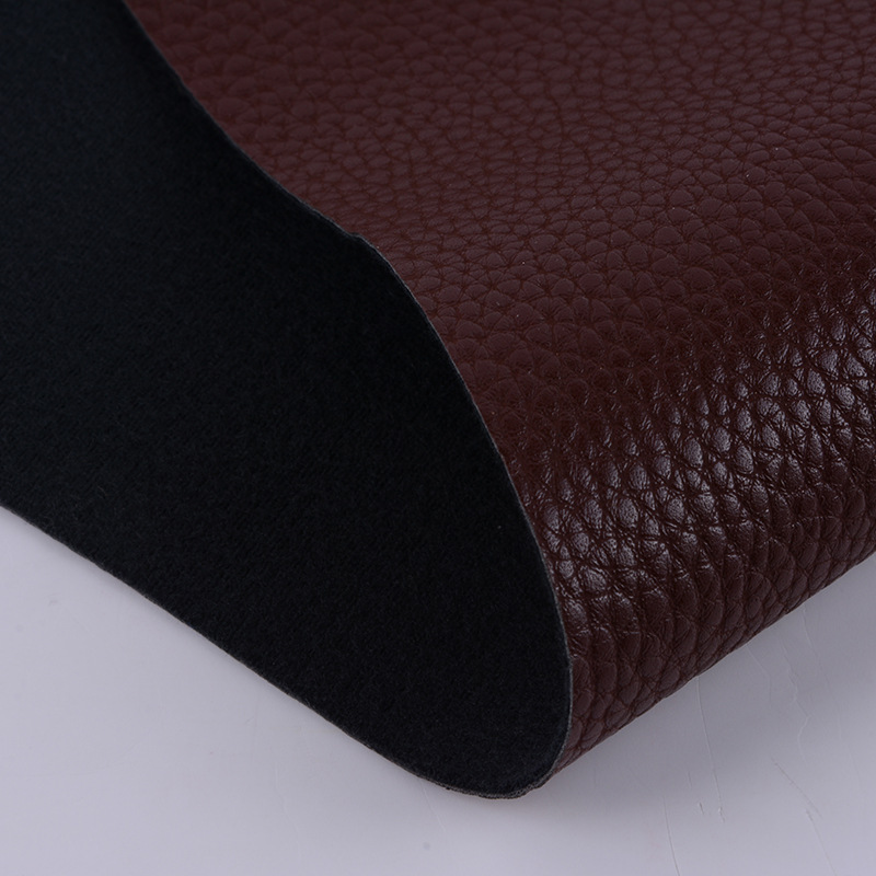 All-pu leather fabric, soft and hard wrapping, sofa, leather car interior decoration and finishing, artificial leather thickened with lychee pattern pic 6