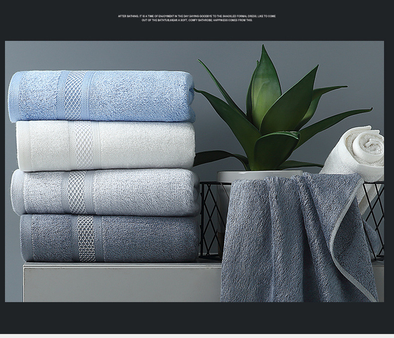 竹一百毛巾 竹纤维加厚柔软吸水毛巾 成人洗脸洗澡毛巾厂家直销详情9