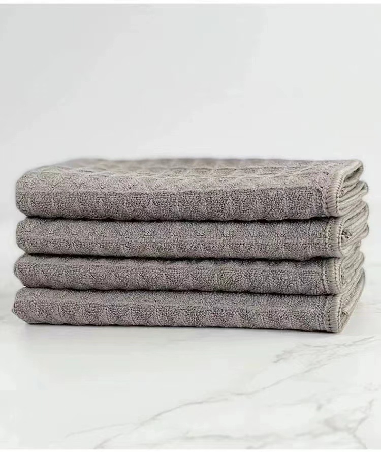 华夫格抹布批发加厚加大去污洗碗布超细纤维清洁巾吧台专用百洁布详情4