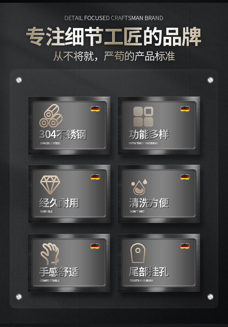 刷锅神器304不锈钢锅刷不伤锅家用长柄钢丝球刷厨房灶台清洁工具详情6