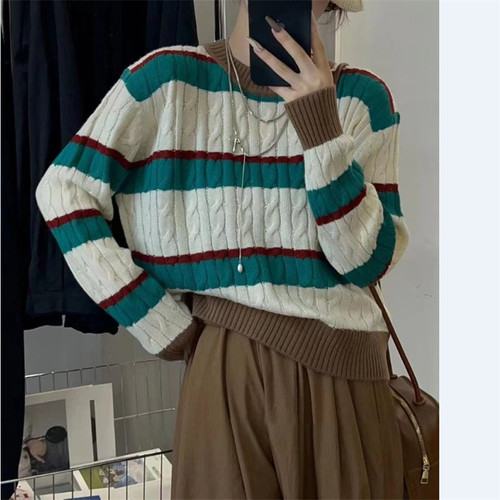 半高领纯色女式针织衫2022秋冬新款毛衣女修身百搭针织打底衫批发详情2