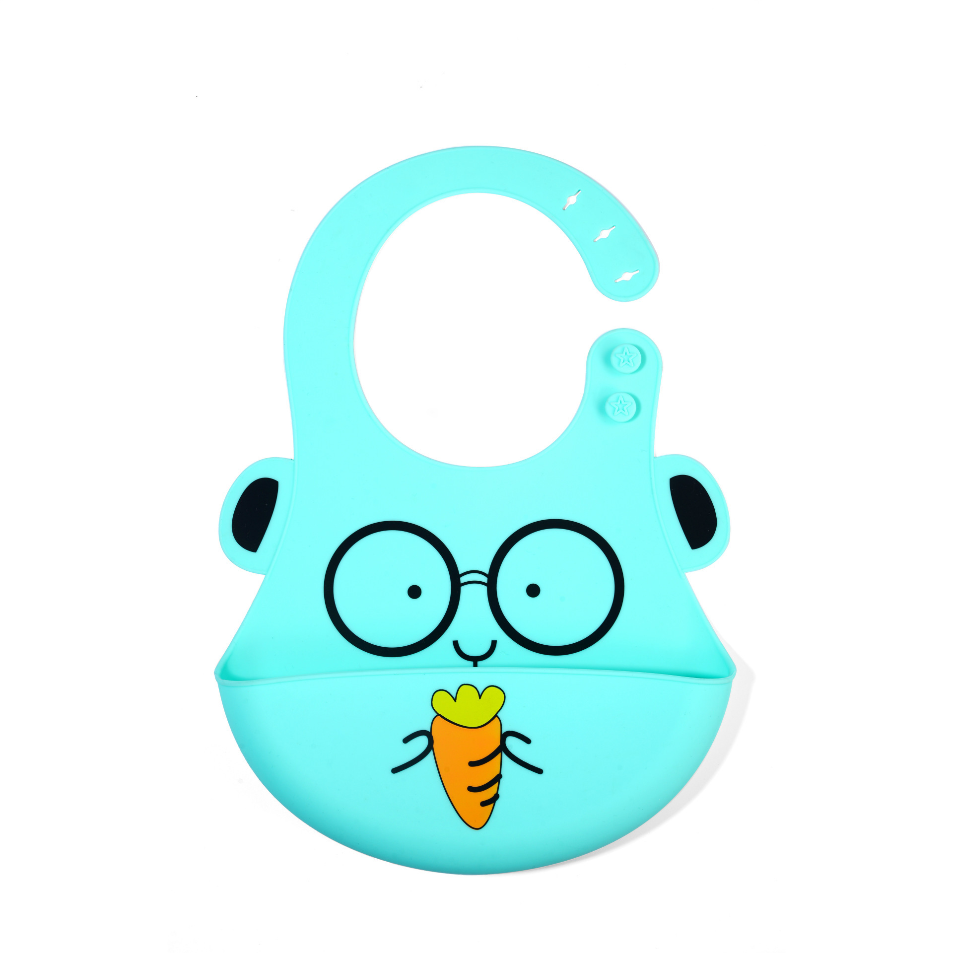 Foshan Source Factory customizes food-grade baby silicone bibs, saliva wipes and creative cartoon baby food bags pic 4
