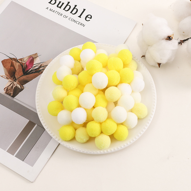 水湖蓝毛球大小涤纶高弹毛绒球diy配件手工玩具服装配饰现货批发详情9