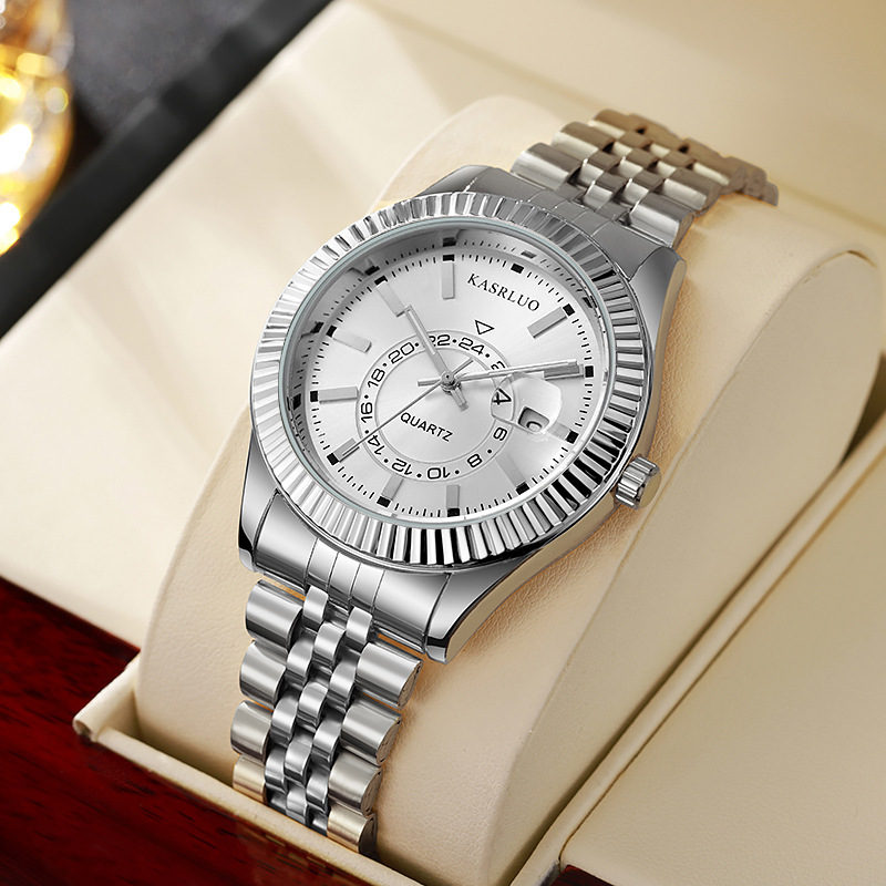 2023跨境电商手表 厂家批发夜光防水钢带手表男士劳系手表时尚详情6