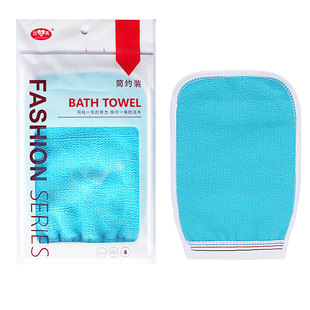 搓澡巾套装三件套拉背条沐浴球加厚露指洗澡巾代发摆地摊网红详情9