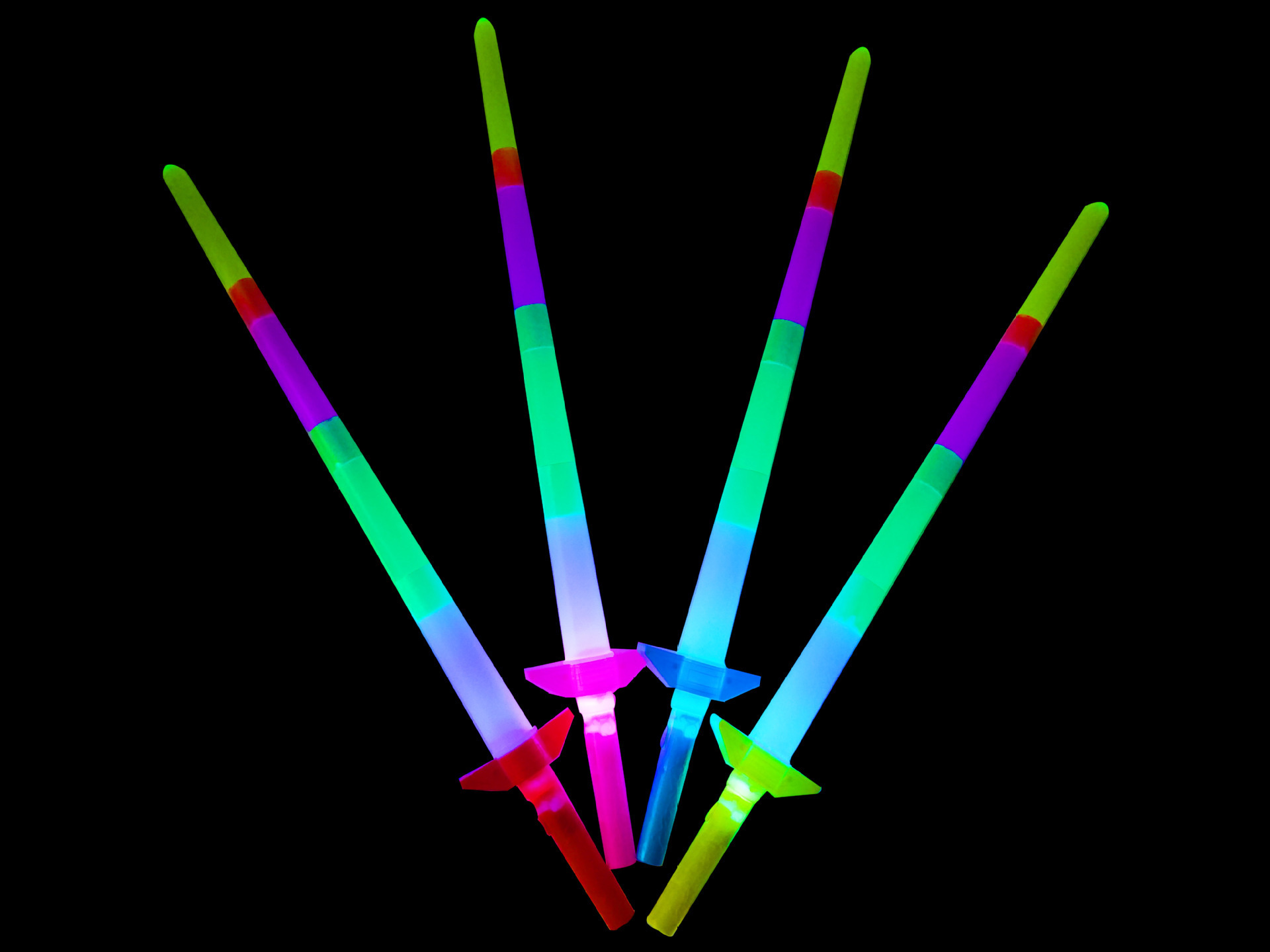 大号伸缩荧光棒发光玩具四节闪光棒地推小礼物夜市摆摊货源批发详情4