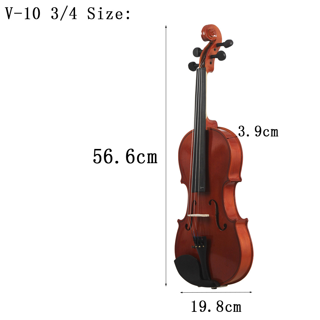 Factory wholesale wooden violins, solid wood popularization of violins, beginners to practice violins, free grand violin cases, Musical Instruments pic 9