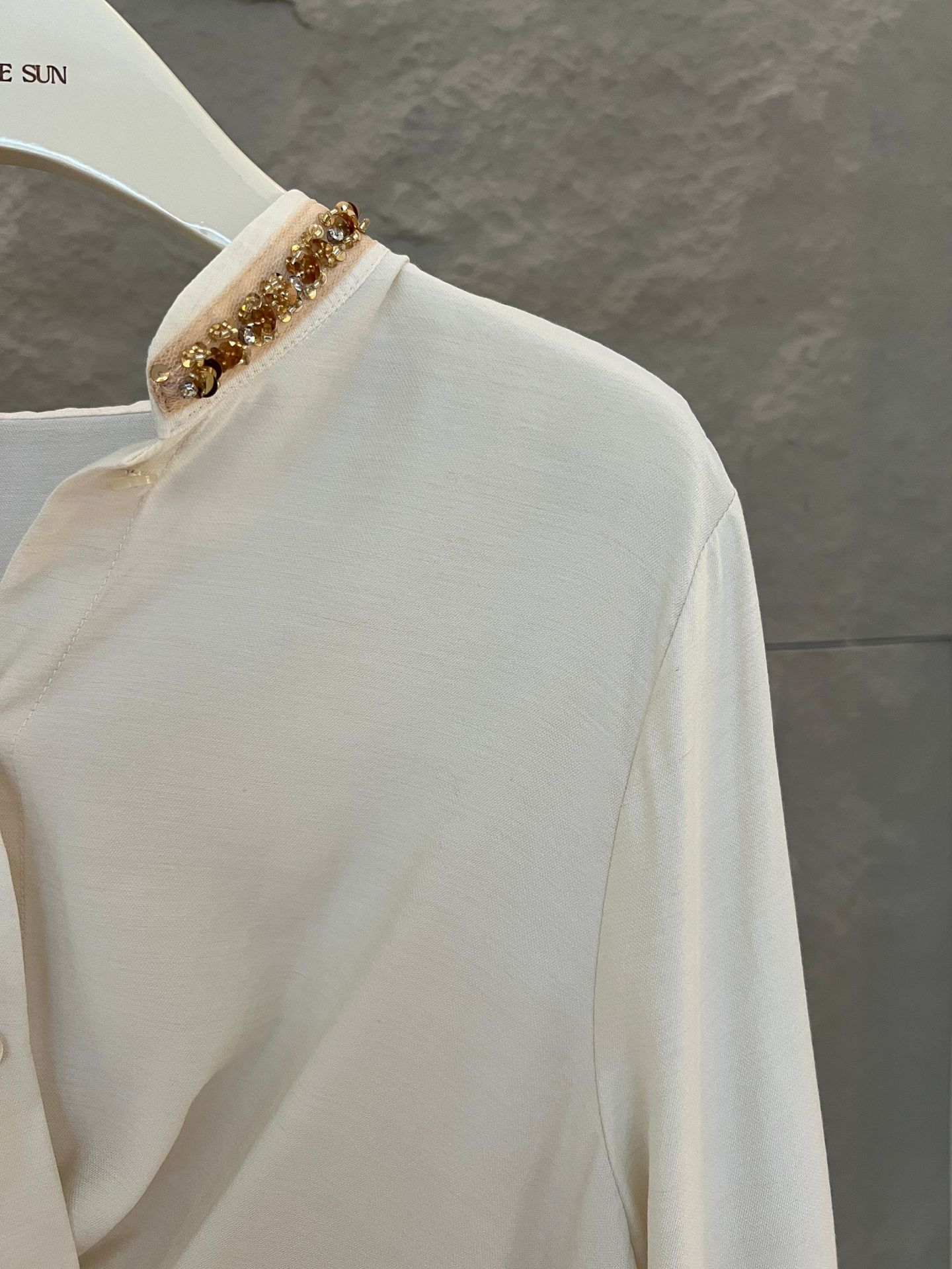 Xiu Xi Xi Thirteen Lines 2024 Autumn New Cross-solid color loose and versatile shirt long-sleeved top for women 89111 pic 20