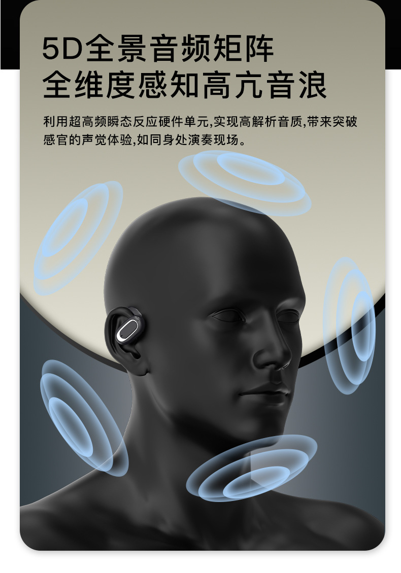 抖音跨境OWS爆款JS270  280 288无线蓝牙耳机T35挂耳式不入耳新款详情6