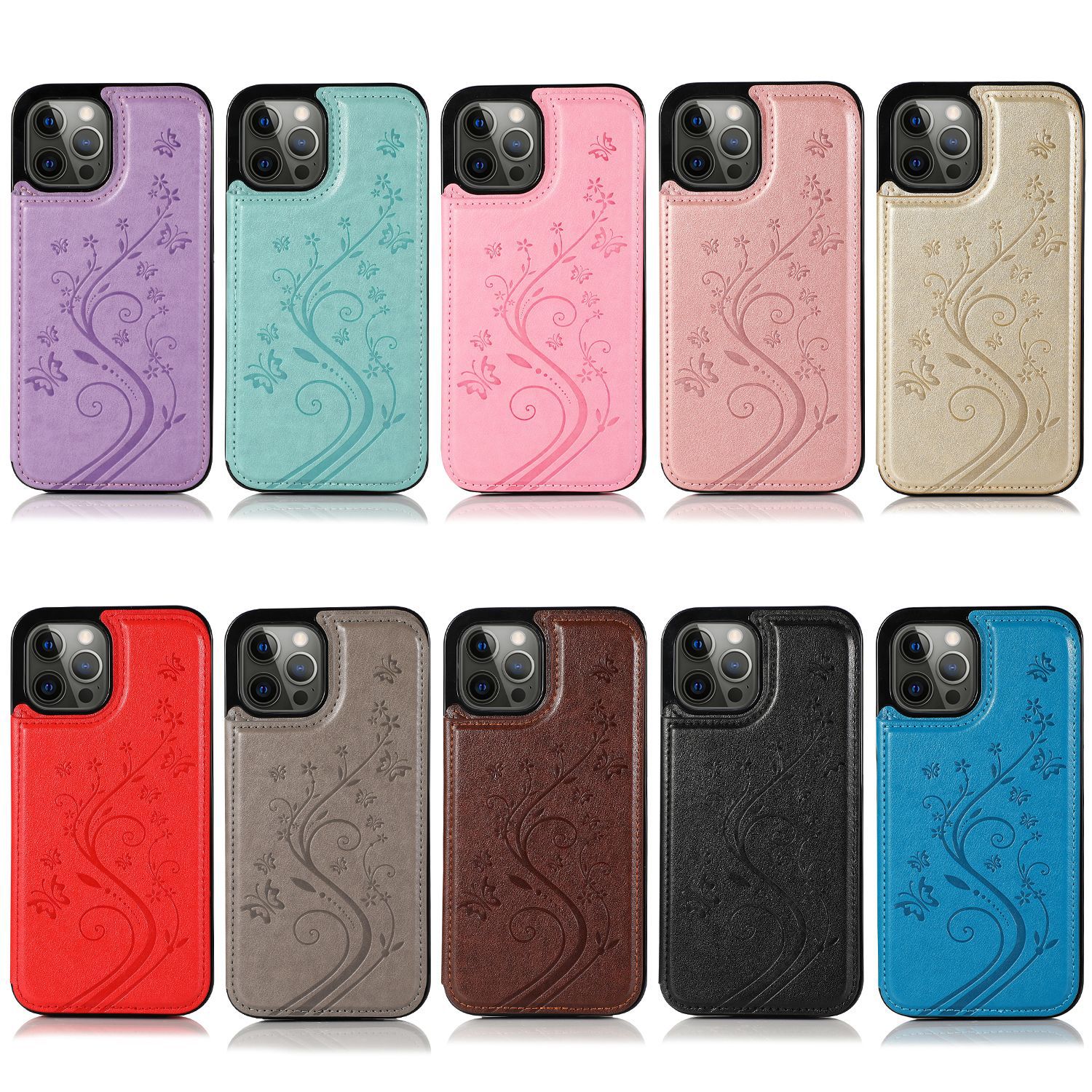 Wholesale of embossed iPhone 8plus phone cases and protective cases suitable for iPhone 12. Available in stock pic 1