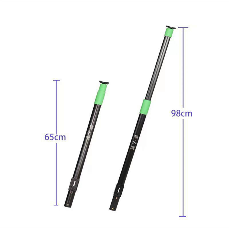Owl pole 2-section telescopic automatic snap-on outdoor net reading pole with thickened aluminum alloy front and rear handle support accessories pic 4