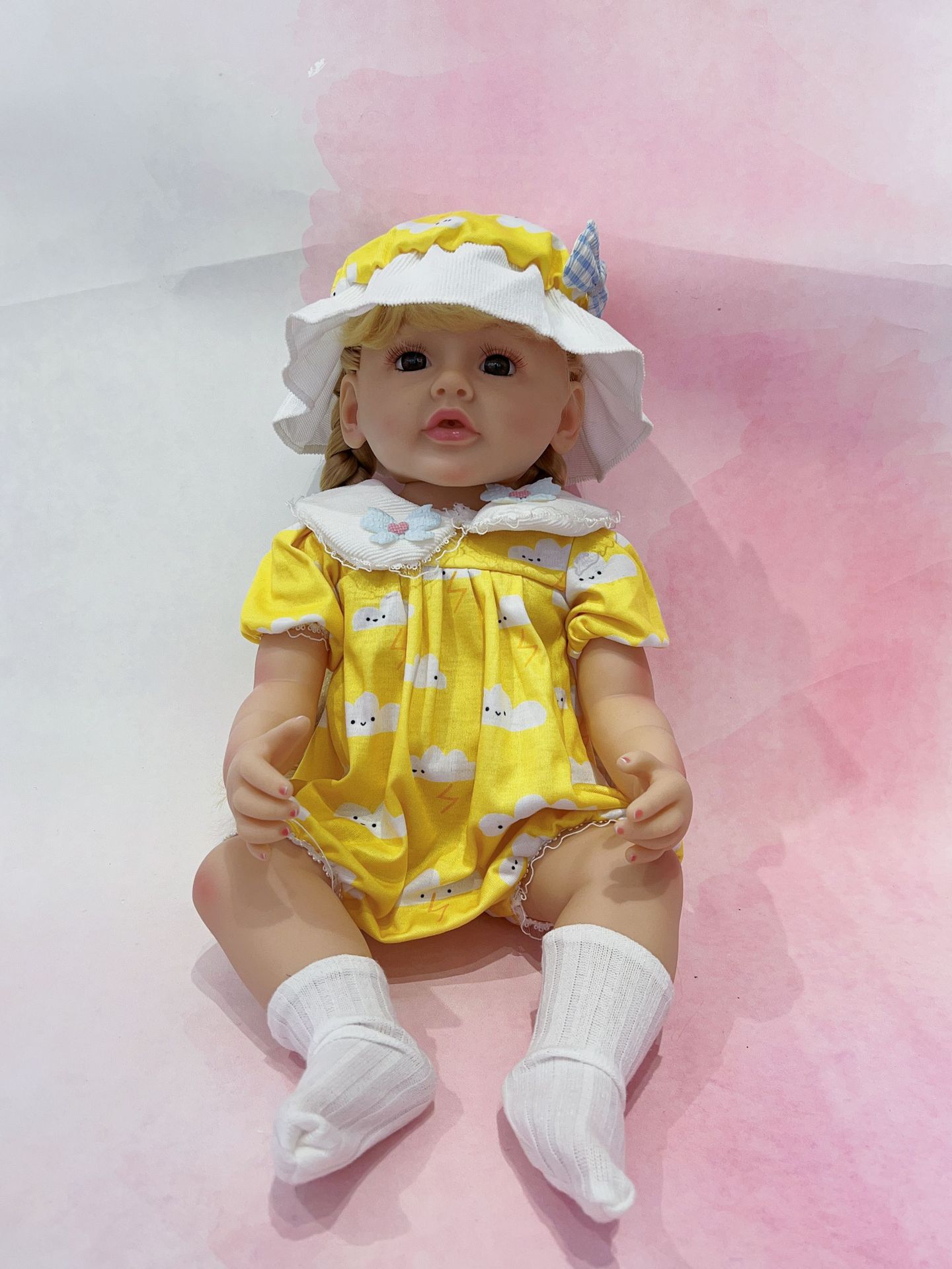 仿真娃娃工厂直销跨境新款60cm仿真婴儿重生娃娃全软胶洋娃娃玩偶详情25