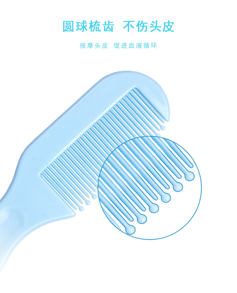 English packaging baby care 7-piece set, infant water temperature meter combination set, baby safety nail clippers comb brush pic 5