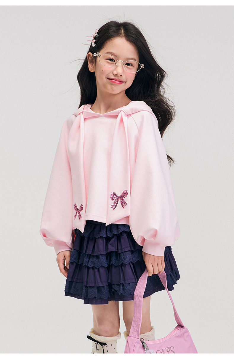 女童卫衣春款2025新款洋气小女孩长袖圆领衣服儿童时髦套头上衣详情15
