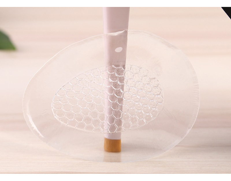 透明硅胶蜂窝前掌垫彩袋包装按摩防脚痛隐形高跟鞋 半码垫详情3