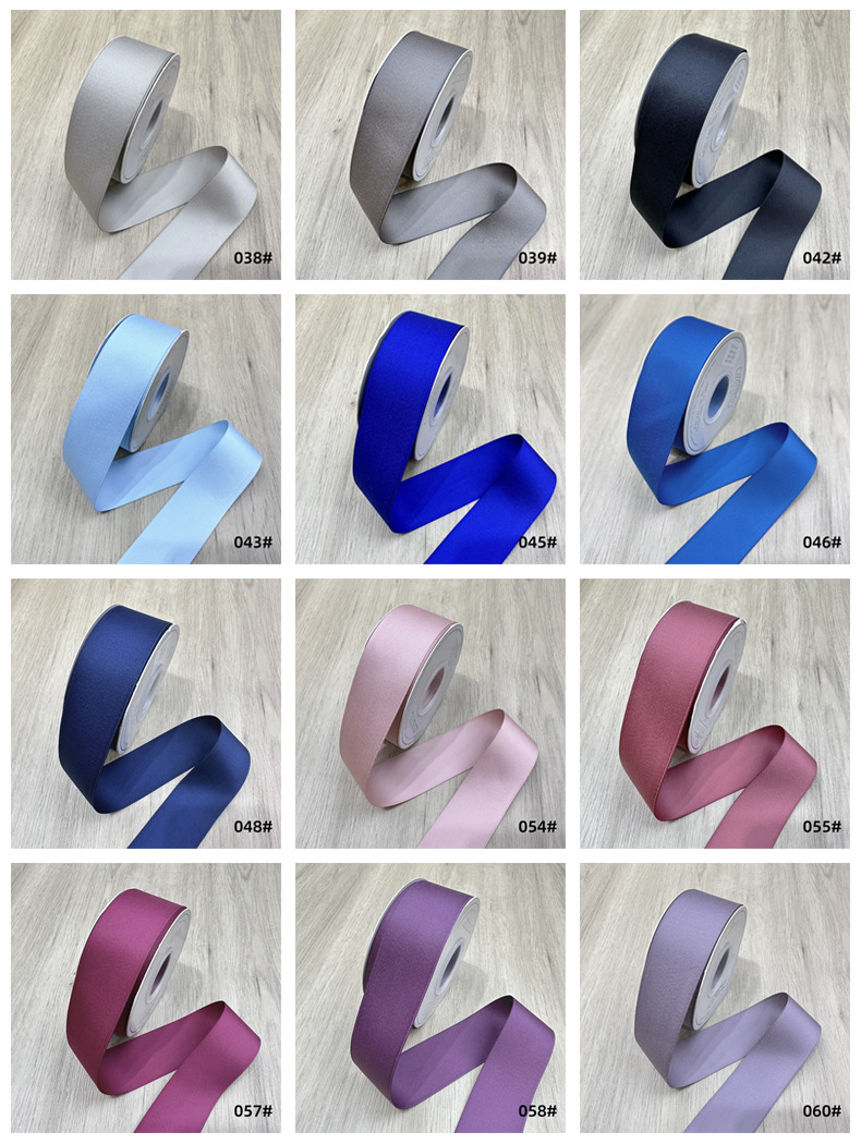 Cinta de poliéster de algodón doble cara mate cinta de poliéster de algodón cinta hecha a mano diy accesorios para el pelo material de arco caja de regalo 171002 pic 9