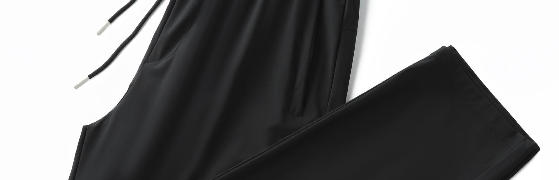 三防冰丝裤速干裤子男女同款夏季薄款速干男士休闲裤直筒运动长裤详情19