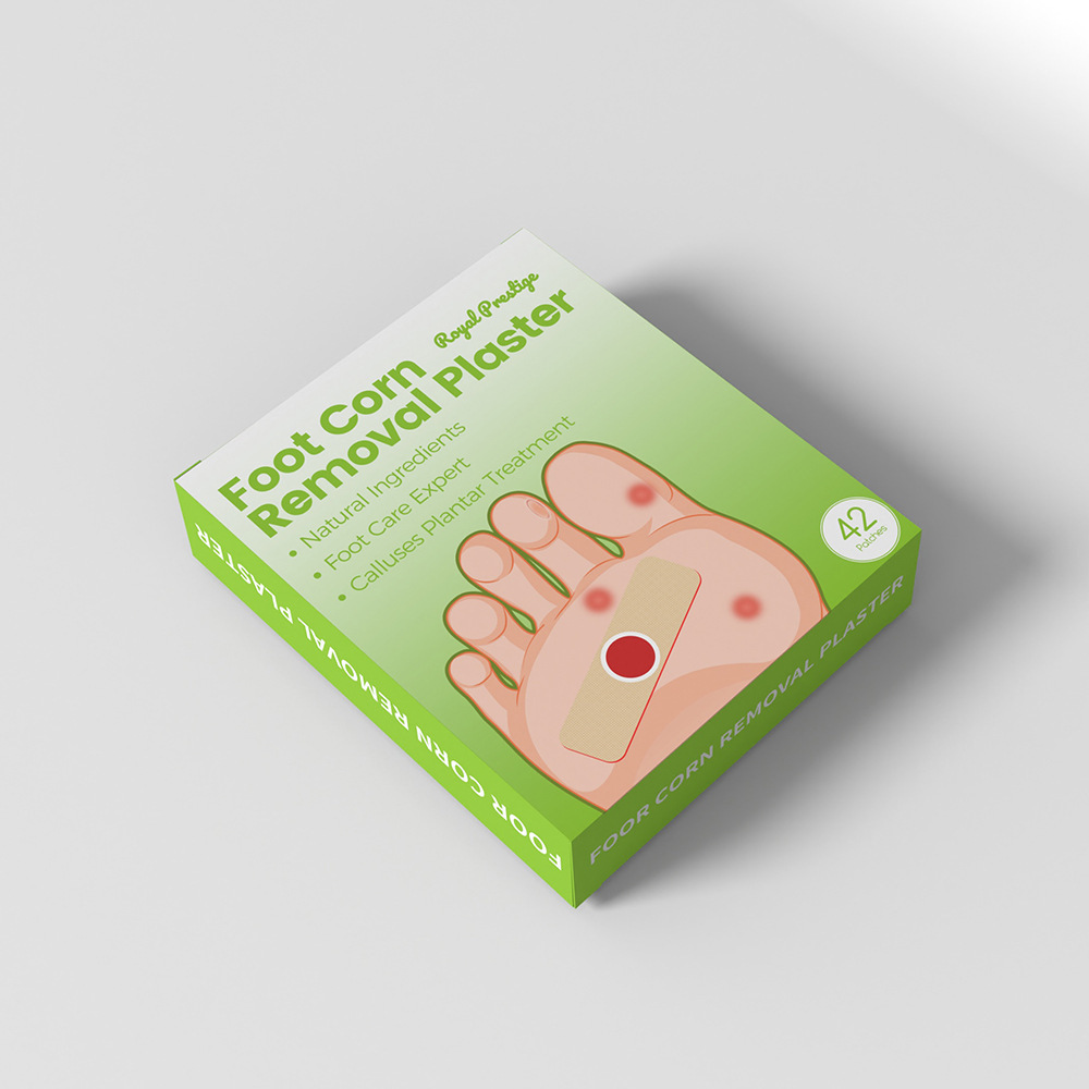 Foot Wart Removal Patches Cross-border Amazon Pure English Corns and Flesh Tags Patches 42 pieces per box pic 21