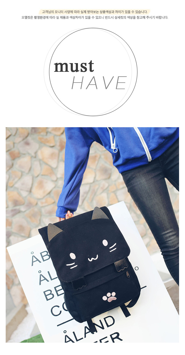 Wholesale Japanese-style cute three-dimensional cat large-capacity schoolbags, cute girls, pink and cute cartoon backpacks, backpacks for girls pic 2