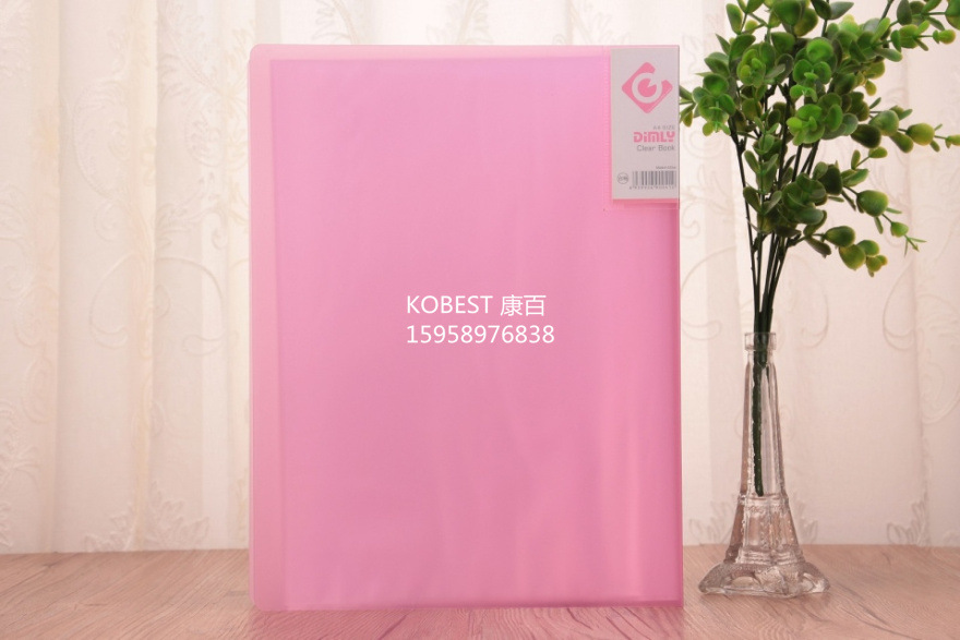 Kangbai candy-colored 20-page transparent information booklet, A4 insert bag, file bag, folder 3022 pic 39