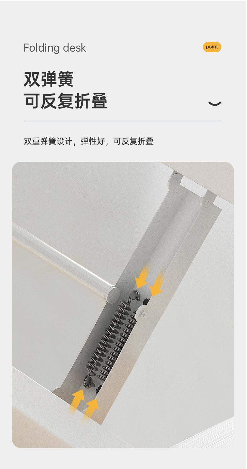 书桌租房电脑桌折叠免安装卧室写字桌学生宿舍简约家用简易小桌子详情23