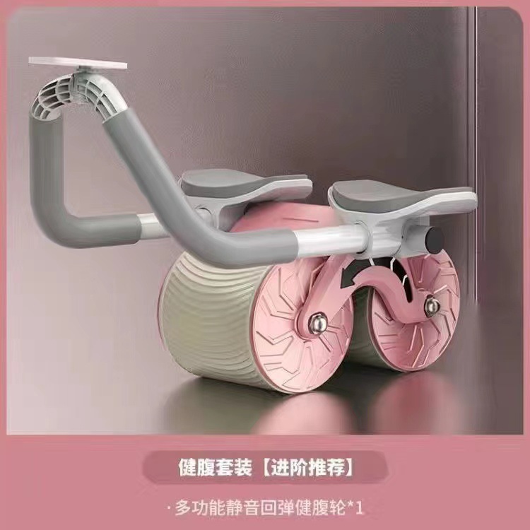 The Abdominal Exercise wheel is an automatic rebound tool for tightening and curling the abdomen pic 2