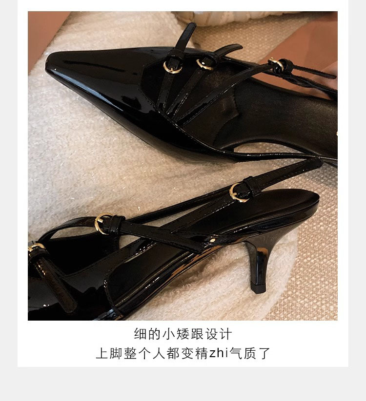 时尚真皮女鞋气质单鞋凉鞋女一字带尖头高跟鞋细跟女鞋2024春夏季详情22