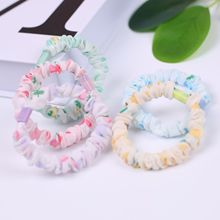Mesh bun, large intestine circle, ponytail hair tie, fresh and fairy-like ins hair tie, sweet double-layer fabric hair tie wholesale pic 3
