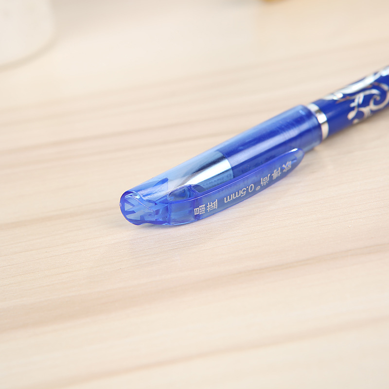 厂家直销学生摩易可擦中性笔文具批发魔力磨擦笔中性笔晶蓝0.5mm详情7
