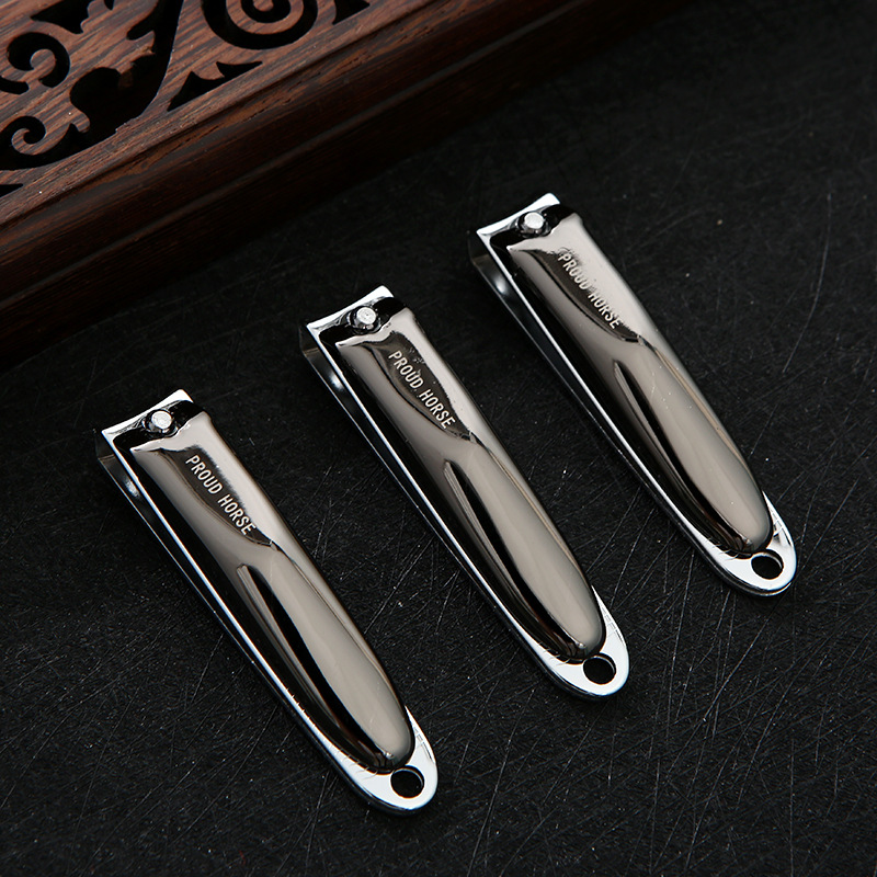 Stock stainless steel medium-sized nail clippers, creative nail clippers, flat-cut nail clippers for trimming nails on hands and feet pic 15