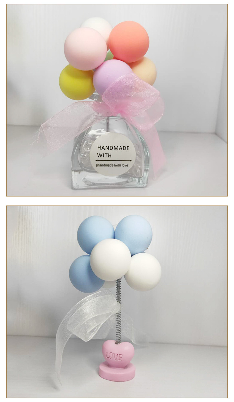 弹簧摇摆告白气球香水瓶气球车载镶钻气球配饰钻石满天星车摆件详情10