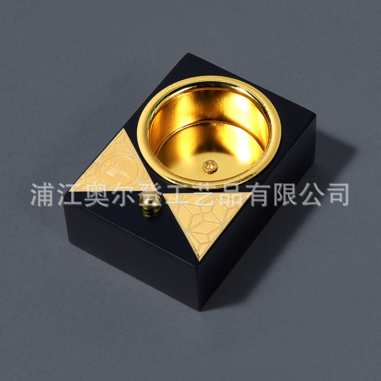 出口亚洲中东香薰香炉木质工艺品厂家直销源头工厂企业金属木香炉详情1