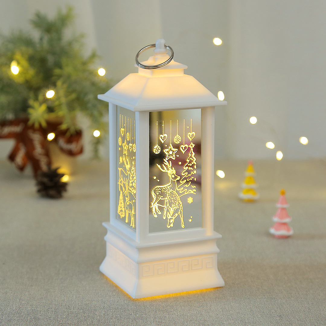 Christmas wind lanterns, Santa Claus decorative LED illuminated ornaments, candlestick lamps, decorative handicrafts and ornaments pic 5
