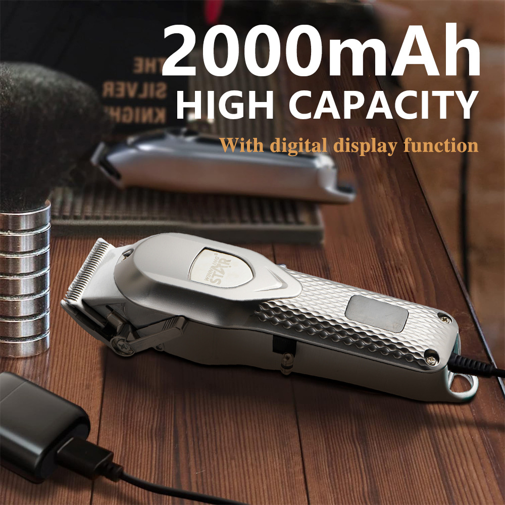 Winning Star Cross-border New Electric hair clipper Set with USB interface for home use pic 6