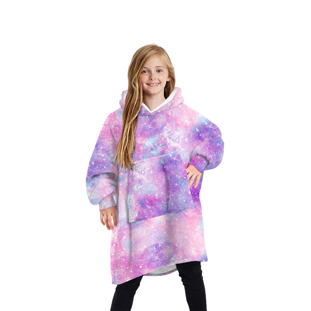 Europa y Estados Unidos comercio exterior ropa de hogar impresión digital 3D otoño invierno navidad caliente flock algodón una pieza padre hijo pijama sudadera pic 18