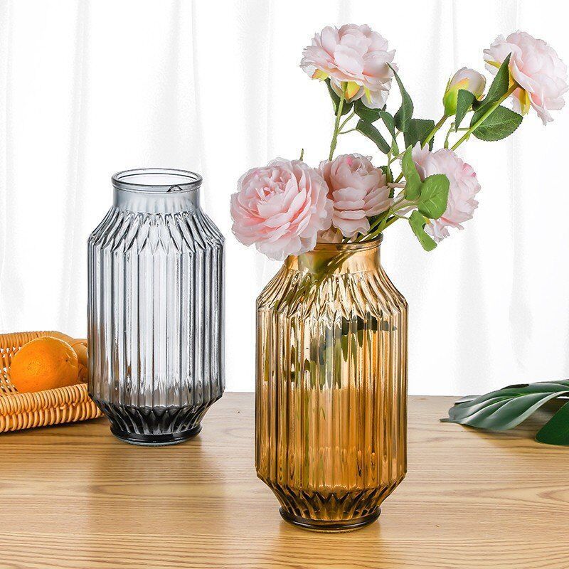 欧式简约透明玻璃花瓶水养郁金香百合花专用客厅插花瓶摆件家用欧式简约透明玻璃花瓶水养郁金香百合花专用客厅插花瓶摆件家用详情3