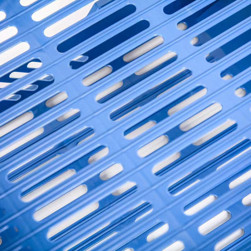 A428 稳固型文件架文件栏两层文件盘 塑料文件筐资料架详情7