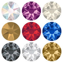 DMC烫钻 热熔胶底贴钻 玻璃平底钻 diy美甲手机壳 饰品配件圆钻详情7