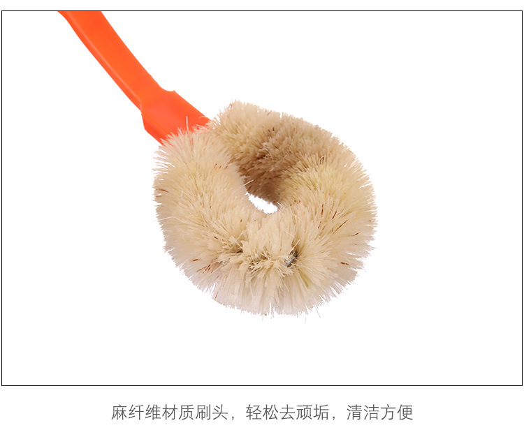 麻纤维锅刷厨房不沾油清洁刷长柄去污清洁灶台刷可悬挂家用洗碗刷详情10