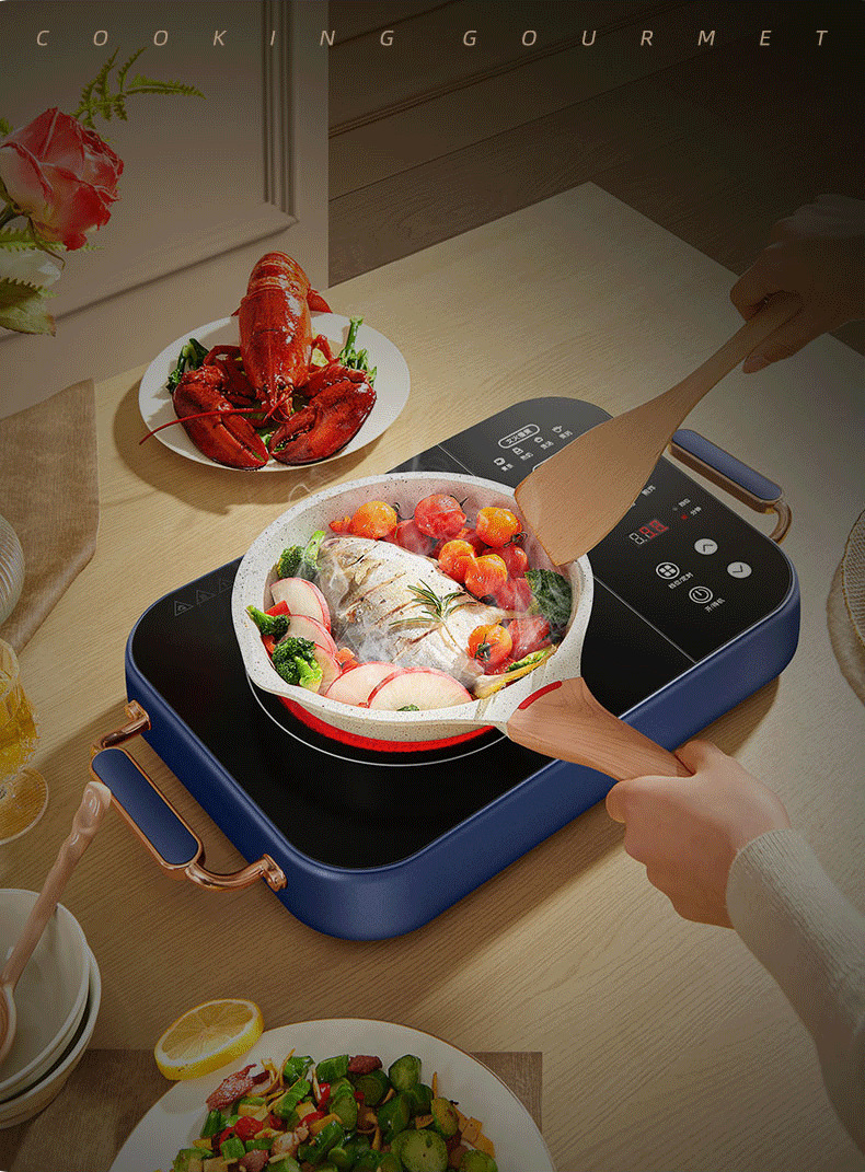 绑定电陶炉 家用不挑锅围炉煮茶多功能电陶炉商用电磁炉 炒菜详情4