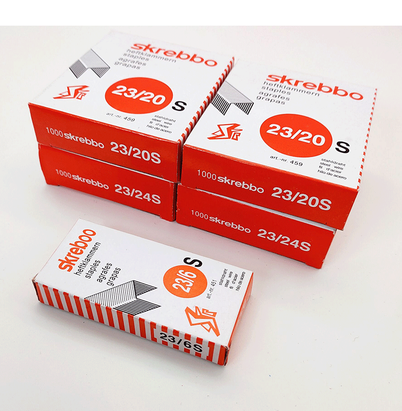 Wholesale 23/6, 23/8, 23/10, 23/13, 23/23 thickened large staples for 50-page binding pic 3