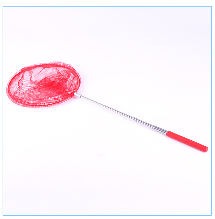 不锈钢伸缩渔网户外活动蝴蝶网儿童戏水玩具昆虫网兜沙滩钓鱼玩具详情6