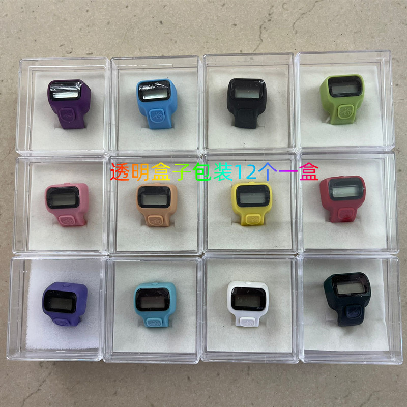 Ring counter, portable electronic counter, mini counter, pedestrian flow counter, transparent box packaging pic 12