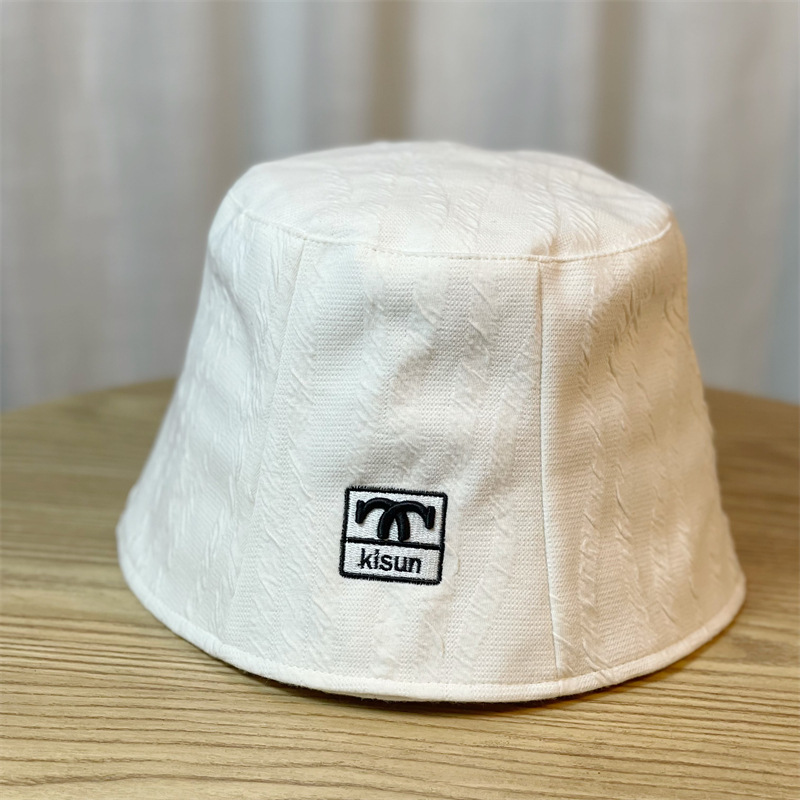 New niche bucket hat, summer embroidered letter sun hat, versatile and slimming, spring and autumn fisherman hat, trendy for women on Instagram pic 7