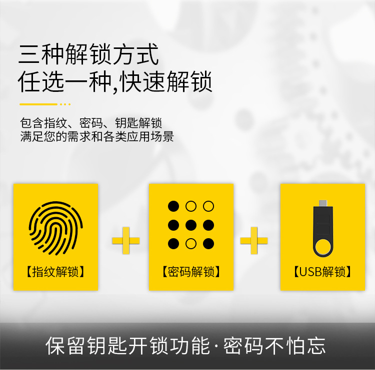 Fingerprint password lock F020 Smart fingerprint drawer lock, furniture office cabinet anti-theft locker fingerprint lock pic 1