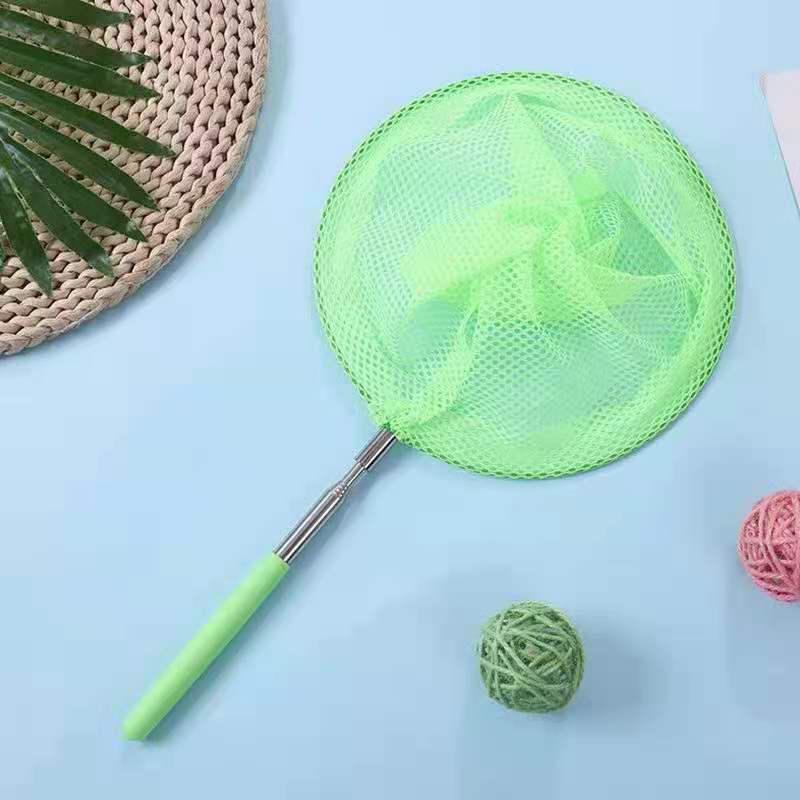 不锈钢伸缩捞渔网 儿童捕虫网蝴蝶网捞鱼网兜 伸缩网户外戏水玩具详情6