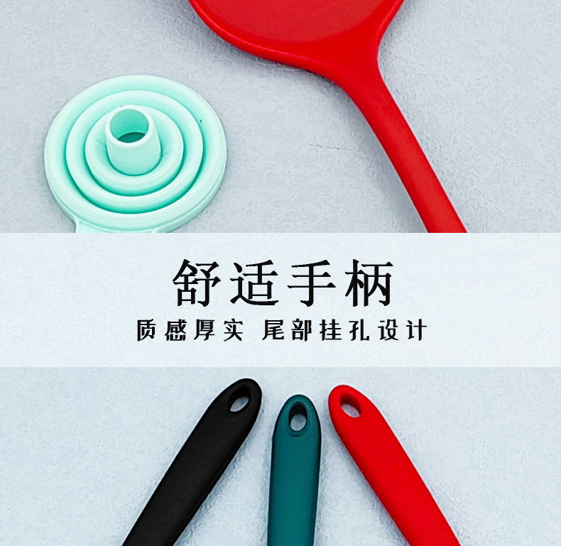 跨境硅胶锅铲85克中华铲全包一体不粘锅炒菜用铲子耐高温家用厨具详情5