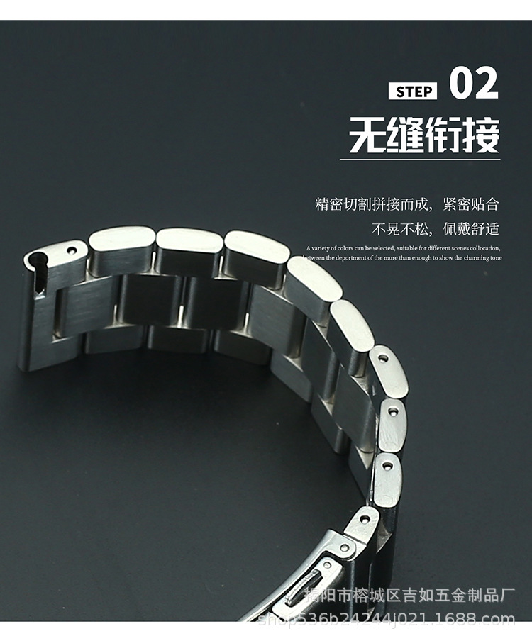 Applicable for iwatch straps, Samsung, Huawei GT3 three-pearl apple straps, and apple watch8 three-pearl watch straps pic 14