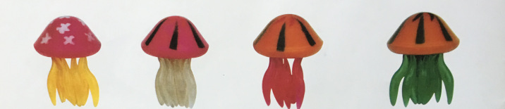 Wholesale of 10 floating plastic fish for fish tank decoration, including octopuses, plastic jellyfish and simulated small artificial fish pic 36